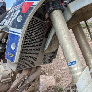 Radiator cover for AJP PR7