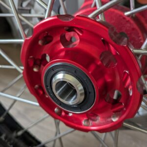Front wheel spacers for AJP PR7
