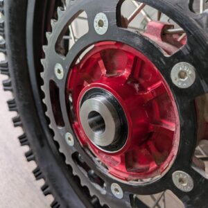 Rear wheel spacers for AJP PR7